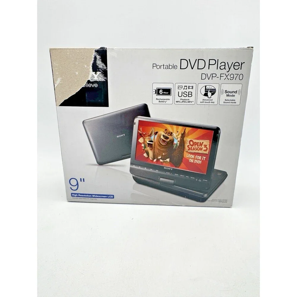 Sony Portable DVD Player DVP-FX970 Black 9